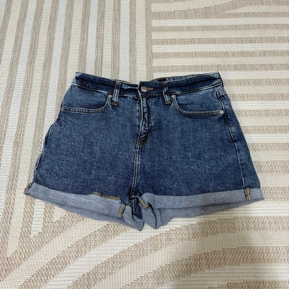 Wild Fable Y2K Jean Shorts Women's 10 Dark Blue Denim Fall